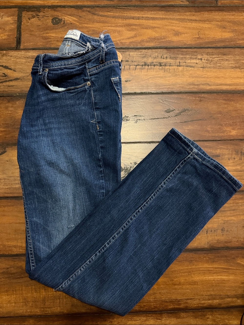 Aeropostale Women's Chelsea Dark Blue Bootcut Jeans